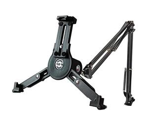K&M 19790 - Supporto per tablet + braccio snodato Keepdrum NB35, colore: Nero