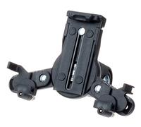 K&M 19795 supporto treppiede per tablet, nero, plastica - Supporto girevole per tablet, per aste di microfono con filettatura 3/8