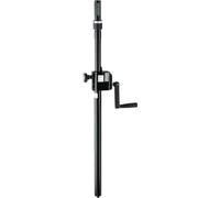 K&M 21340 tubo di prolunga con manovella e Ring Lock per sistema di altoparlanti satelliti - estensione variabile fino a 152 cm