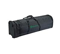 K&M 21427 Borsa da trasporto Select nera - borsa professionale per 6 supporti microfonici con ruote - resistente agli strappi e idrorepellente