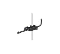 K&M 240/5 Supporto per microfono nero - raccordo filettato 3/8" - in acciaio, scorrevole e girevole