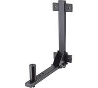 K&M 24140 Supporto da parete per amplificatori, in acciaio, nero - regolabile in 4 posizioni - facile installazione con chiusura fissa