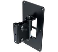 K&M 24481 Supporto da parete per Box, in acciaio, nero - girevole - inclinazione fino a 30° con pratica gradazione
