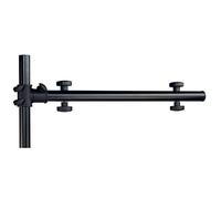 K&M 24637 - Barra trasversale per treppiedi per fari, colore: Nero