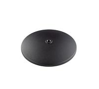 K&M - 26009 - Base per microfono rotonda - nera strutturata