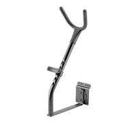 K&M - 44240 - Supporto per sassofono contralto/tenore per pannello scanalato - nero