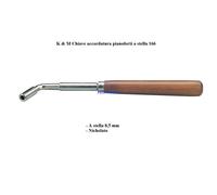 K & M Chiave per accordatura pianoforte a stella 8,5mm nichel MADE in GERMANY