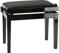 K&M - König & Meyer »13961 PIANO BENCH« Panca per pianoforte - Colore: Nero lucido - Sedile: Velluto, nero