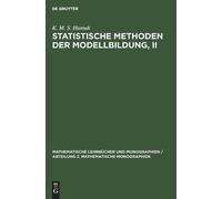 K M S Humak Statistische Methoden Der Modellbildung, II (Copertina rigida)