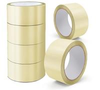 K-MART Heavy-Duty Clear Packing Tape Strong, Thick, And Water-Resistant For Carton Moving, Parcel Packaging, Shipping, And Postage, Adatto For Home Use & General Purpose Cardboard Wrapping, Pack of-6
