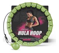K-MART Hula Hoop ponderato, Infinity Smart Hula Hoops con 16 Contatori, Massaggio automatico a 360 gradi, Infinity Hoop per adulti, Attrezzature per il fitness per la perdita di peso