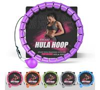 K-MART Hula Hoop ponderato, Infinity Smart Hula Hoops con 16 Contatori, Massaggio automatico a 360 gradi, Infinity Hoop per adulti, Attrezzature per il fitness per la perdita di peso