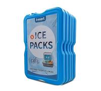 K-MART Mattonelle Ghiaccio - Confezione da 5 | mattonelle refrigeranti a Congelamento Rapido | Ideali per Frigo da Viaggio, Pranzo al Sacco,Conservazione Alimenti, Spiaggia e Attività all’Aria Aperta