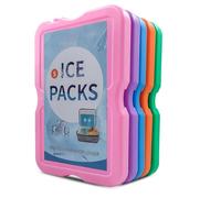 K-MART Mattonelle Ghiaccio - Confezione da 5 | mattonelle refrigeranti a Congelamento Rapido | Ideali per Frigo da Viaggio, Pranzo al Sacco,Conservazione Alimenti,Spiaggia e Attività all’Aria Aperta