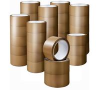 K-MART Nastro adesivo per imballaggi industriali, silenzioso, 48 mm x 66 m, nastro adesivo marrone sicuro per imballaggi di cartone, cartoni trasloco, nastro robusto per trasloco (36 rotoli)