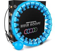 K MART Smart Hula Ring Hoops Cerchio Hula Ponderato 24 Anello Fitness Staccabile