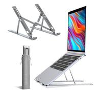 K-MART Supporto regolabile per laptop da scrivania, supporto portatile per laptop a 6 angoli, supporto per notebook con raffreddamento ad aria compatibile con MacBook Air, Pro, Dell da 10 a 15,6