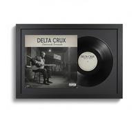 K-Möbel Cornice per vinile Nero 40x60cm Set 2pz Passepartout Nero - Made in Germany - Cornice per vinile da parete per disco e cover - Vinyl Display Frames - Cornici quadri da parete lucida