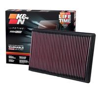 K&N 33-2247 Filtri Aria Sostitutivi Auto, Lavabile e Riutilizzabile | Compatibile con: DODGE RAM 1500 Pick-up, 1500 Pick-up, 1500 Standard Cab Pickup, 2500 Pick-up, 1500 Crew Cab Pickup