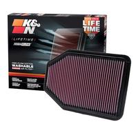 K&n Filtro Aria Ricambio 33-2364 Jeep Wrangler III 3,8i 07 - 12 3.6i 12 - 21