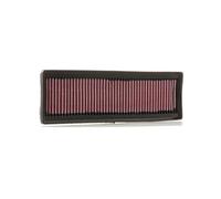 K&N Filtro aria Sport 33-2844 lavabile riutilizzabile per Peugeot 1007 1,6i 109PS, 207 1,4i 73/88PS