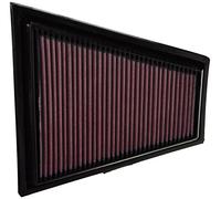 K&N Filters 33-2963 Filtro Aria Sportivo Filtro aria motore quadrato Filtro a lunga durata