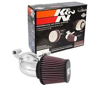 K&N Aircharger Kit compatibile con Harley Davidson Touring in airing lowers 2008-2015 - Lucidato (63-1131P)