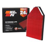 K&N Engine Air Filter: Extended Life 24,000 Mile Replacement Air Filter: Compatible with 2011-2019 Chrysler/Dodge V6/V8 (Charger, Challenger, 300), KNX-2460