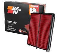 K&N Engine Air Filter: Long Life 18,000 Mile Replacement Air Filter: Compatible with 2017-2018 HYUNDAI SANTA FE SPORT L4-2.4L F/I, KNA-5075