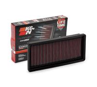 K&N Engineering 33-2290 Air Filter - Air Filters (Black, Red, Crossfire, 3.2L-V6; 2004, 116 X 268 X 32 Mm), Lavabile e Riutilizzabile