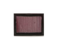 K&N Filtro aria 33-2409 a lunga durata per Nissan Juke, Micra IV, Note, Pulsar, Renault Koleos