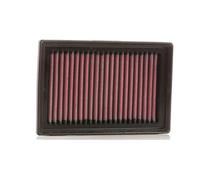 K&N Filters 33-2485 Filtro Aria Sportivo Filtro aria adatto per PEUGEOT 108