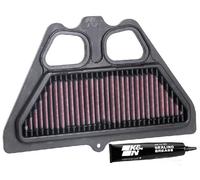 K&N Filtro Aria di ricambio compatibile con Kawasaki Z900 / ZR900 2017- (KA-9017)