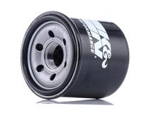 K&N Filtro olio per motociclette: Progettato per l'uso con oli sintetici o convenzionali. Per Suzuki, Aprilia, Kymco, Arctic Cat, Cagiva, Kawasaki, Sachs, KN-138 (Cartuccia 71x77mm)