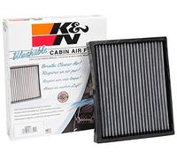 K&N Filtro aria abitacolo Lifetime: Premium, lavabile, aria pulita per la tua cabina: compatibile con Hyundai/Kia 2017-2024: Accent, Elantra, I20, I30, Cerato, Forte, K3, Rio, VF2059