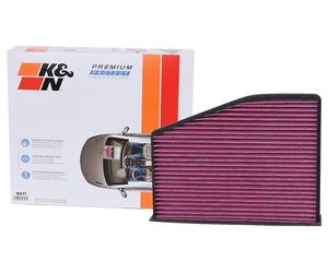 K&N Filtro Aria Abitacolo Monouso Premium compatibile con Volkswagen/Skoda vari modelli (DVF5071)