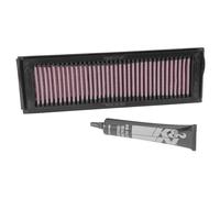K&N Filtro Aria di ricambio compatibile con Kawasaki ZX10R Ninja 2004-2007 (KA-1004)