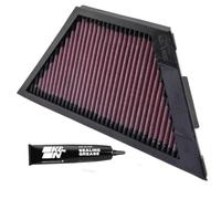 K&N Filtro Aria di ricambio compatibile con Kawasaki ZX14R Ninja/ZZR1400 2006-2010 (KA-1406)