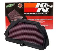 K&N Filtro Aria di ricambio compatibile con Kawasaki ZX6R Ninja 2009-2015 (KA-6009)