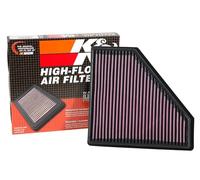 K&N Filtro aria motore: ad alte prestazioni, Premium, lavabile, filtro di ricambio: compatibile con CADILLAC 2016-2019 (CTS-V), 33-5059