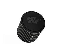 K&N Filtro Aria Nero Dryflow Universale Conico 76mm flangia, 152mm base, 133mm top, altezza 152mm (RU-3108HBK)