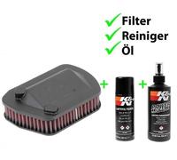 K&n Filtro Aria Set Pulizia per Yamaha Scr 950 XV 950 VN031 VN032 VN036 VN039