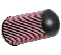 K&N Filtro aria universale a morsetto: ad alte prestazioni, premium, filtro motore di ricambio: diametro flangia: 5 pollici, altezza filtro: 11,875 pollici, lunghezza flangia: 2,5 cm, forma: conica