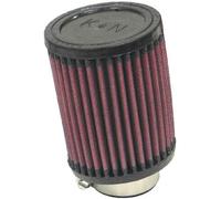 K&N Filtro Aria Universale Rotondo 45mm flangia, angolo di 10 gradi, 89mm diametro esterno, 114mm altezza (RU-1030)