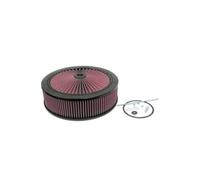K&N Filtro Aria X-Stream - 130mm flangia, 305mm diametro interno, 108mm altezza - per Holley 4 Barrel con choke tower (66-3210)
