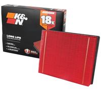 K&N Filtro dell'aria del motore: filtro dell'aria di ricambio a lunga durata, 4000 km, compatibile con Chevy/GMC Truck/SUV V6/V8 (Silverado, Suburban, Tahoe, Sierra, Yukon, Avalanche), KNA-2129