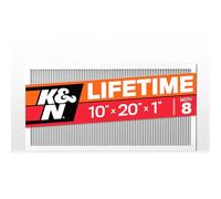 K&N Filtro dell'aria per forno HVAC, 10 x 20 x 1, dura una vita, lavabile, Merv 8, l'ultimo filtro HVAC che acquisterai, respira in sicurezza a casa o in ufficio, HVC-8-11020