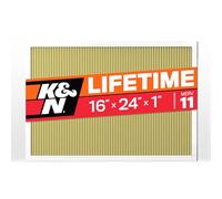K&N Filtro dell'aria per forno HVAC, 16 x 24 x 1, dura una vita, lavabile, Merv 11, l'ultimo filtro HVAC che acquisterai, respira in sicurezza a casa o in ufficio, HVC-11624