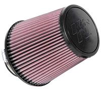 K&N Filtro dell'aria universale a morsetto: ad alte prestazioni, premium, lavabile, filtro di ricambio: diametro flangia: 7,6 cm, altezza filtro: 15,2 cm, lunghezza flangia: 4,4 cm, forma: conica