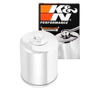 K&N Filtro olio Harley-Davidson VRSCB V-Rod 1130 2004-2006 Avvitabile Cromo (KN-174C)